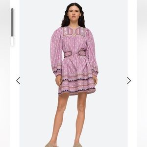 Sea New York Pink Long Sleeve Dress